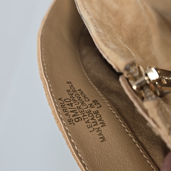 Jessica Simpson Arrla Slouchy Booties Camel Color Size 9 - Picture 6 of 6